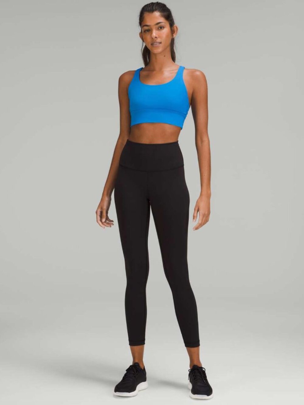 lululemon Wunder Train Mesh Panel High-Rise Tight 25" – Black | Size 4